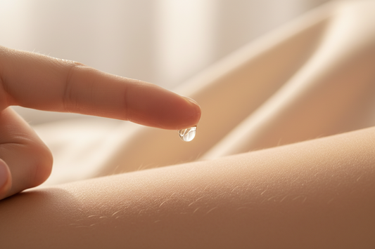 Serum met peptiden aanbrengen op huid – Korean peptide ampoule voor lifting en hydratatie – ElleCera