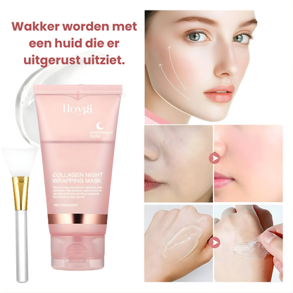 GlowWrap gebruik op het gezicht – nachtmasker routine – ElleCera