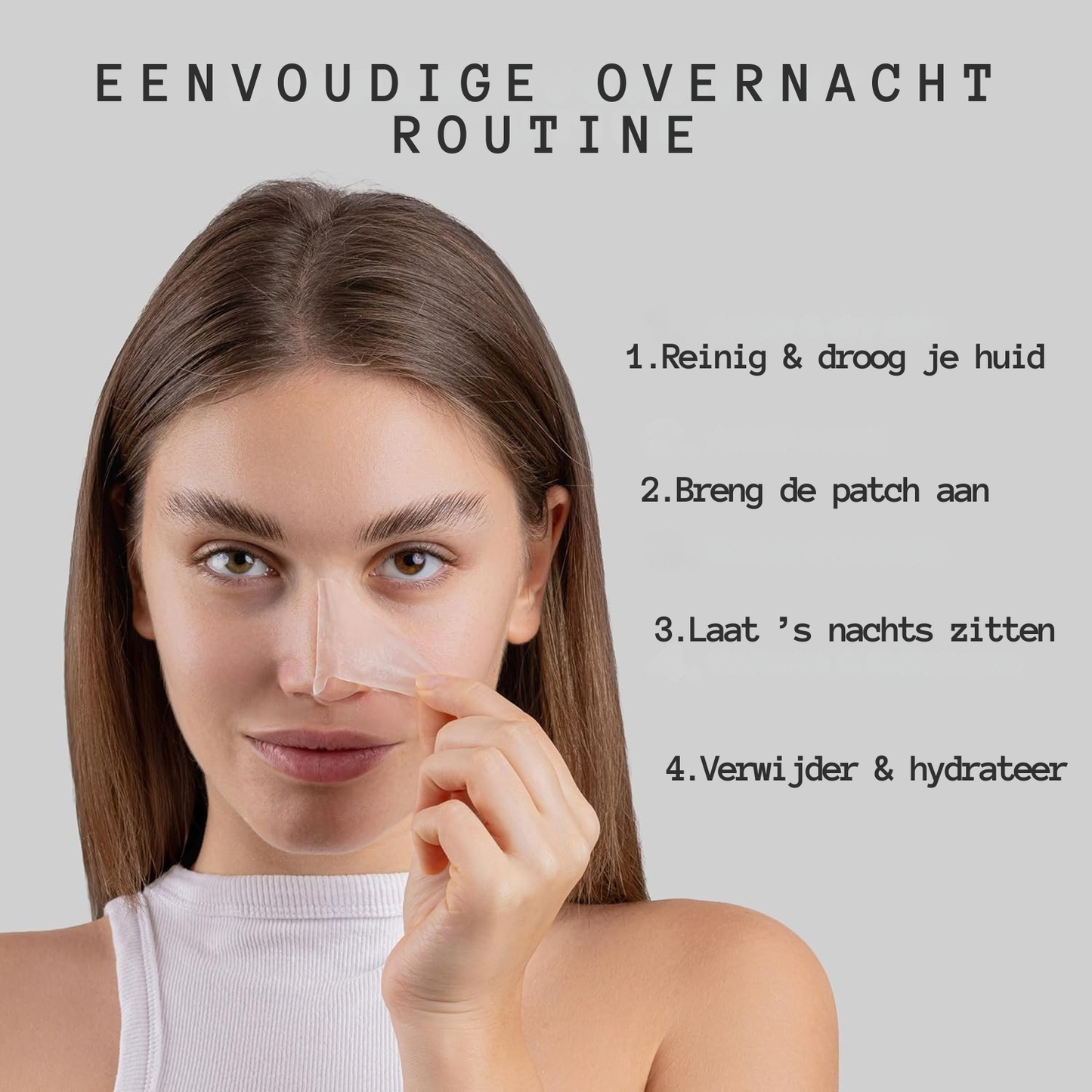 DetoxPatch voor en na close-up – reinere poriën op de neus – ElleCera
