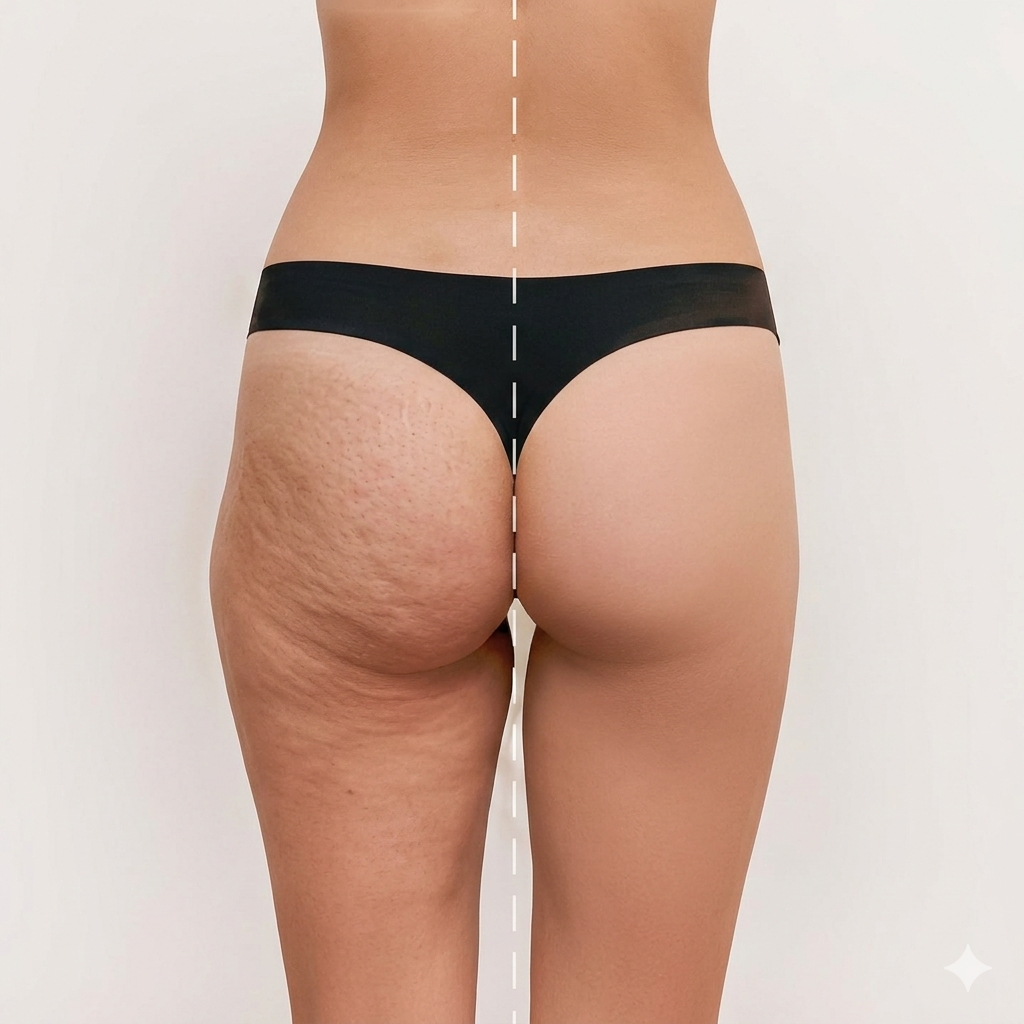 CelluLift voor en na billen – minder cellulite bij consistent gebruik thuis – ElleCera