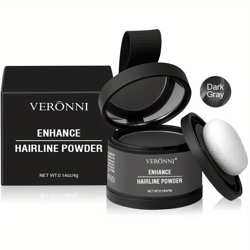 HairLine Perfect Poeder grijze tint – haarlijn bijwerken donker grijs haar – ElleCera