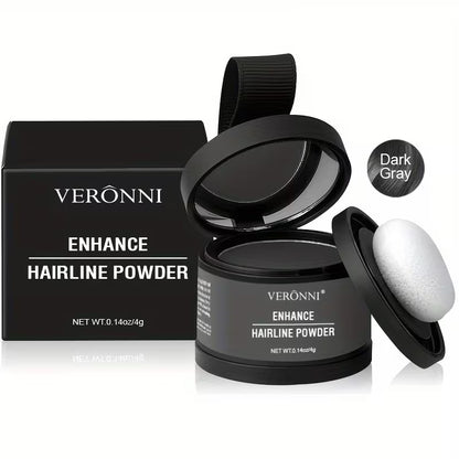 HairLine Perfect Poeder grijze tint – haarlijn bijwerken donker grijs haar – ElleCera