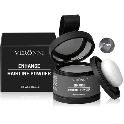 HairLine Perfect Poeder grijze tint – haarlijn bijwerken grijs haar – ElleCera