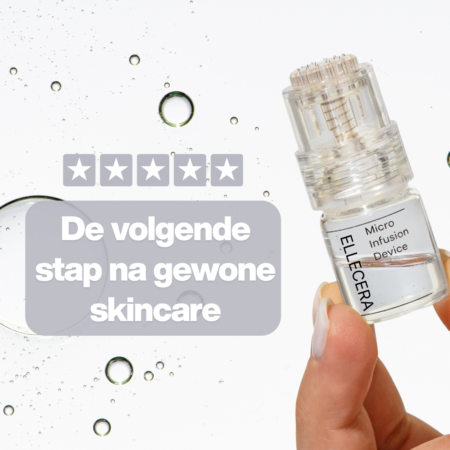 Micro-Infusion Skin System – de volgende stap na gewone skincare met hyaluronzuur serum – ElleCera