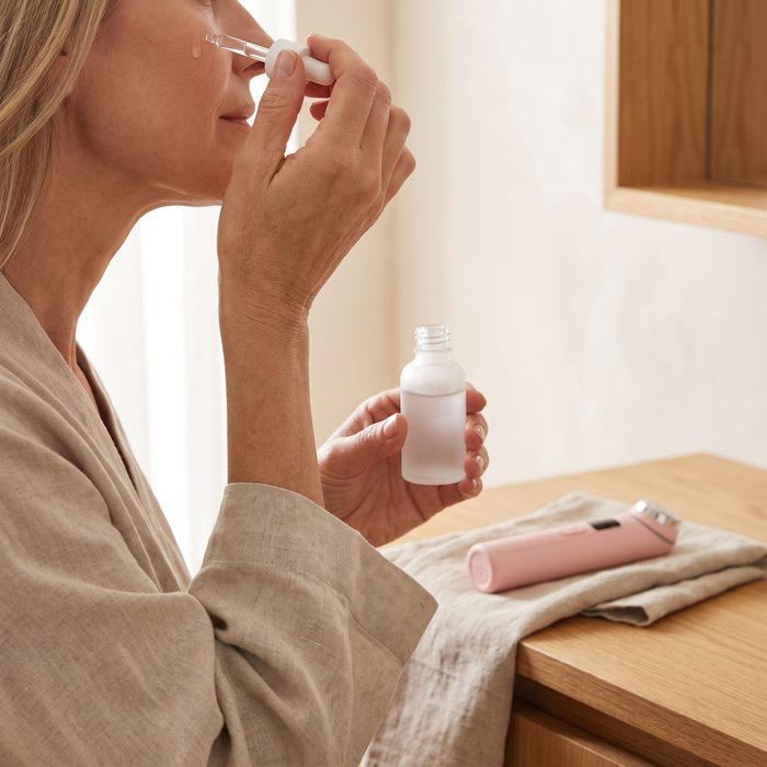 Stap 1: serum aanbrengen
